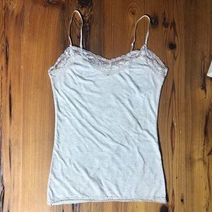 Lace Trimmed Camisole with Adjustable Straps